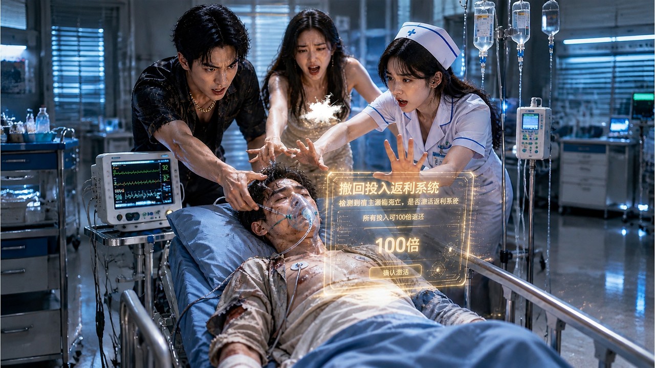 죽음의 문턱에서 아내와 자식이 보험 사기를 공모하는 것을 우연히 듣게 된 그는 투자금 인출 시스템을 가동해 막대한 재산을 챙기고, 가족들에게는 깊은 후회만을 남깁니다