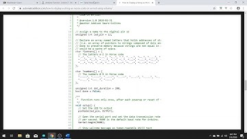 Project 1 - Morse Code LED
