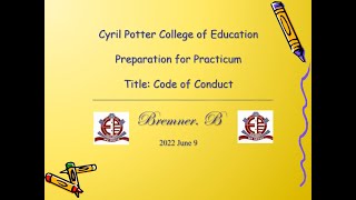 Teachers Code of Conduct_ Cyril Potter College of Education