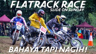 Slide On Sunday Event Motoran Epic Penutup 2021 Flatrack Race!