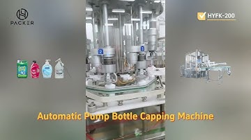 HY|  Automatic Pump Bottle Capping Machine |HYFK -200