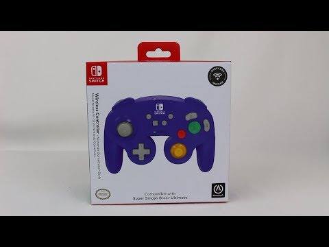 Nintendo Switch PowerA Nintendo GameCube Style Wireless Controller Unboxing