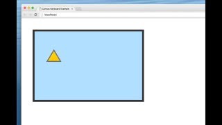 Canvas: Moving an Elastic Shape Using the Keyboard