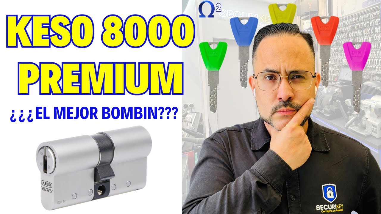 Mira ESTO antes de COMPRARLO | KESO 8000 Omega² Premium: El MEJOR bombín de Seguridad, Anti TOPOLINO