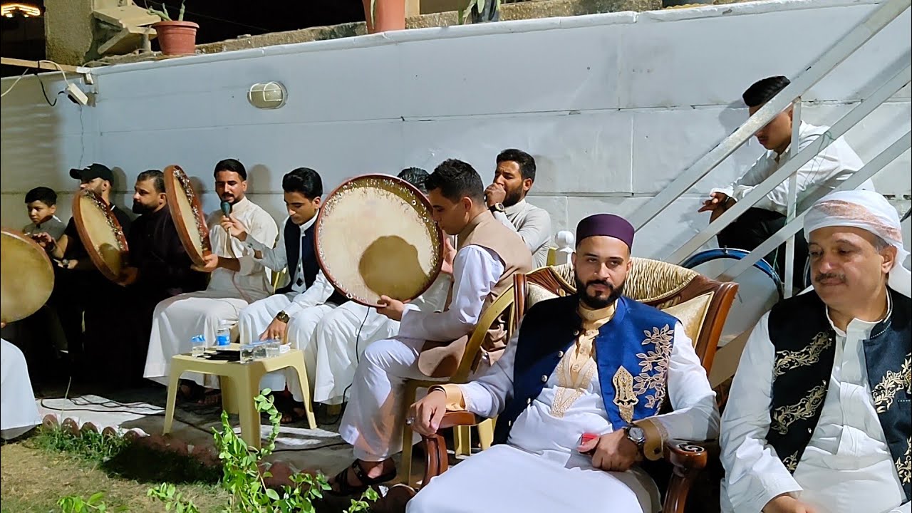 الحفل الديني بمناسبة حنة يحيى مشتاق العزاوي في بغداد منطقة الصليخ