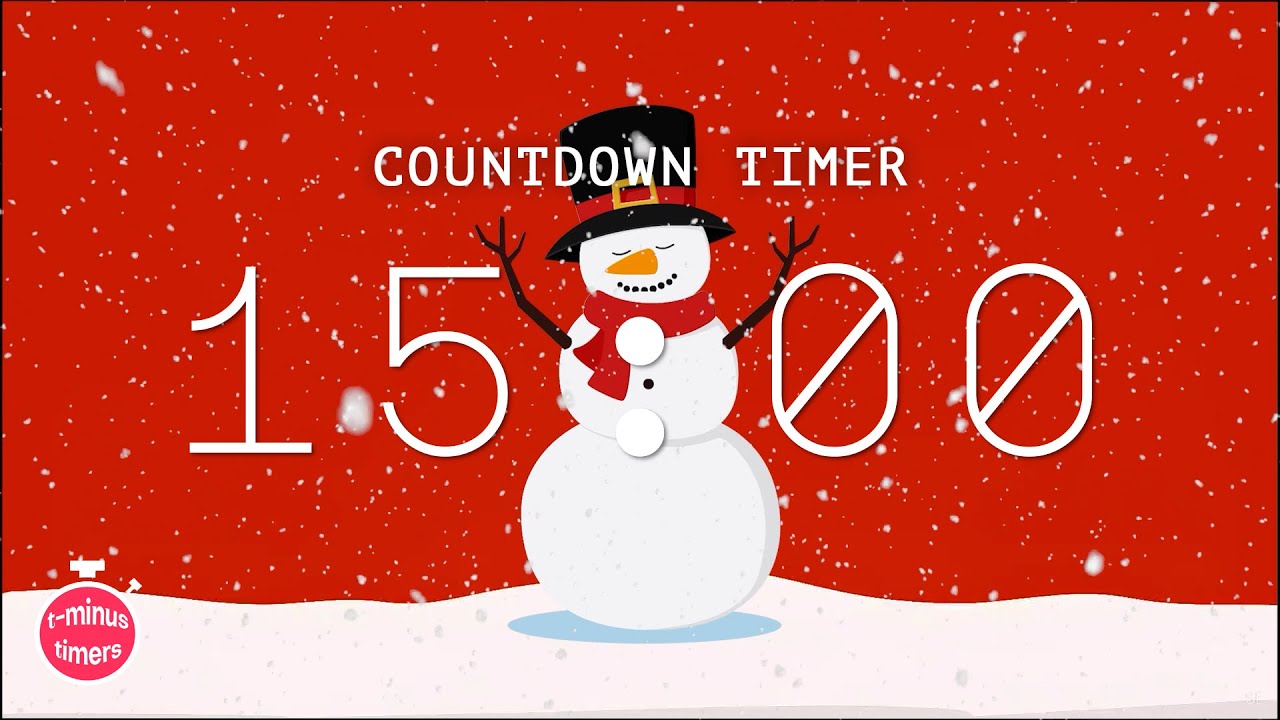 15 Minute Snowman Timer (with Santa Surprise)