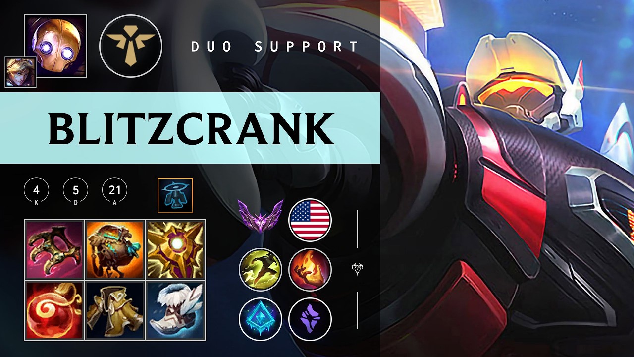 Blitzcrank Support vs Nautilus - NA Master Patch 26.03