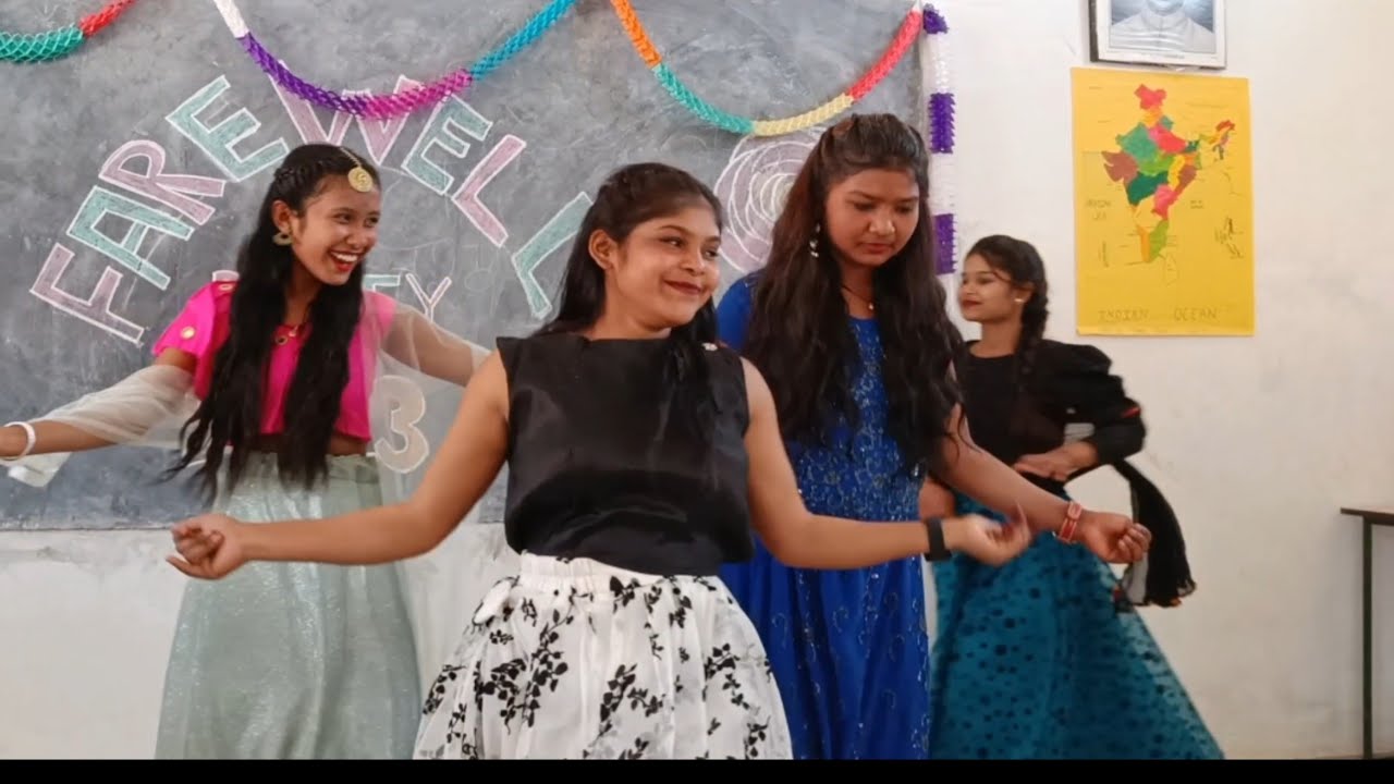 farewell party 2023 dance performance govt girls school lakhanpur - YouTube