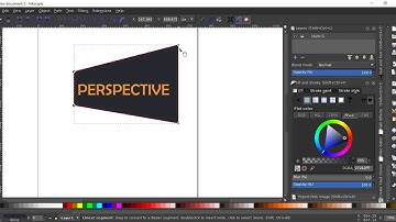 How to Make Perspective Text in Inkscape