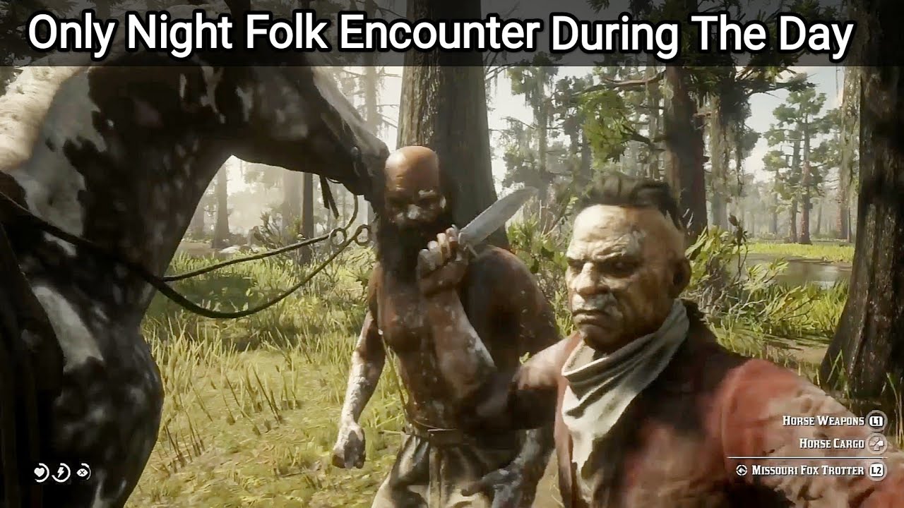 The Only Time Night Folk Can Be Seen During The Day RDR2 YouTube