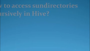 Latest Hive Interview Question and answers for freshers and experienced – Part 4