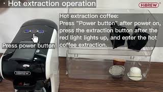 How to Use: HiBREW H1A 1450W Espresso Coffee Machine