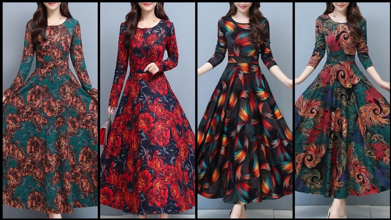 Gorgeous And Fabulous Stylish Floral Print Women's Fashion Maxi Dress  Design 2020 /21 - YouTube