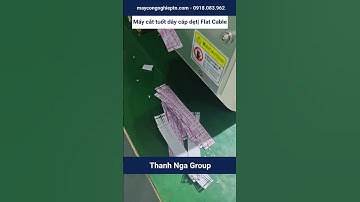 Chi tiết máy cắt tuốt dây cáp dẹt (Flat Cable/ Ribbon Cable)| Cắt nhanh – Chính xác – Không hỏng lõi