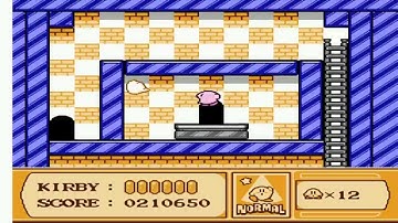 Kirbys Adventure - Butter Building Level 1 (NES) ◀1440p HD▶
