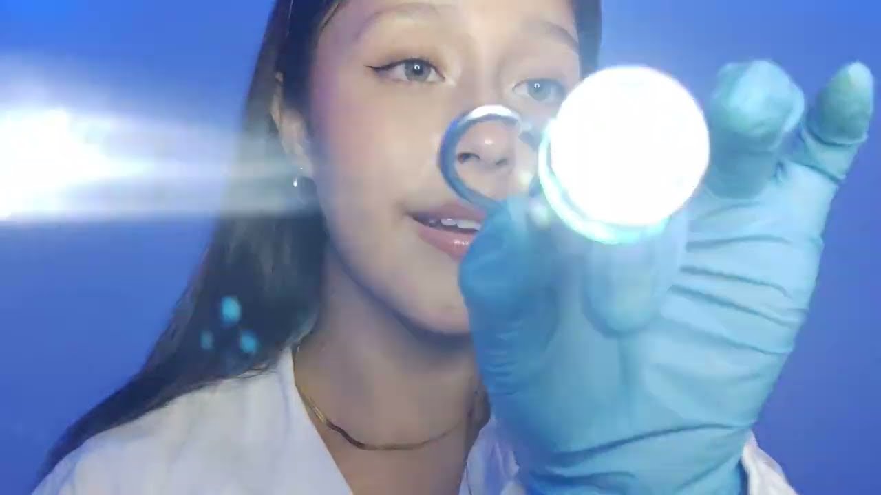 ASMR Médico RP EXAMEN DE NERVIOS CRANEALES | Revisión médica, soft spoken