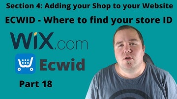 ECWID - Where to find your store ID | Build an eCommerce website using Wix | Wix ecommerce  | part18