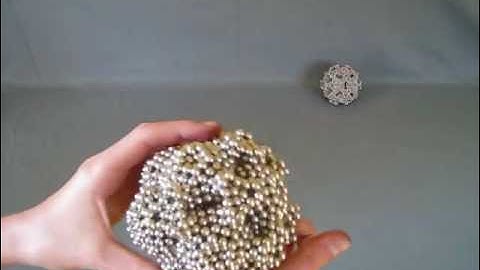 Extended Bubble Dodecahedron (1692 balls) Made with Neocube magnets