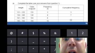 15 cumulative frequency