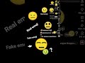 Real emoji VS fake emoji #shortvideo