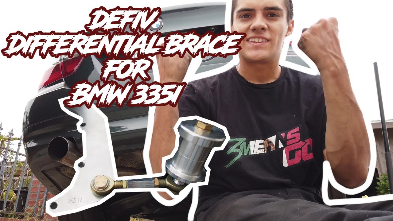Defiv Differential Brace INSTALL on BMW 335i YouTube