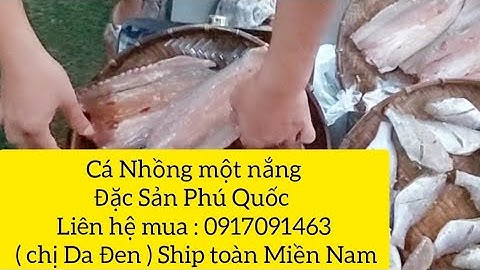 Cá Nhồng một nắng Phú Quốc
