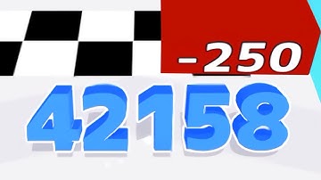 NUMBER RUN MERGE: RUNNING GAME — Up To 42,158 FINAL SCORE // From 5K, Part 1 (Gameplay)