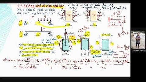 Buổi 2: (môn CHKC2) Chương 5_Tính chuyển vị hệ thanh thẳng