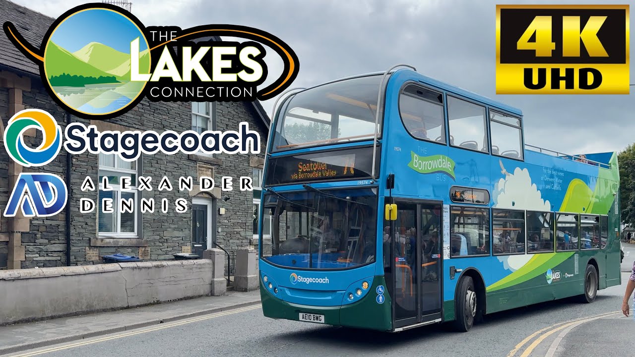 [Stagecoach Lake District: The Borrowdale Bus 78 Seatoller to Rosthwaite, Keswick] Enviro400 Trident