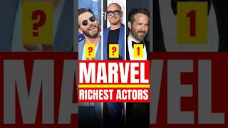Top 10 Richest Marvel Actors – You Won’t Believe #1! 💰🔥 #shorts