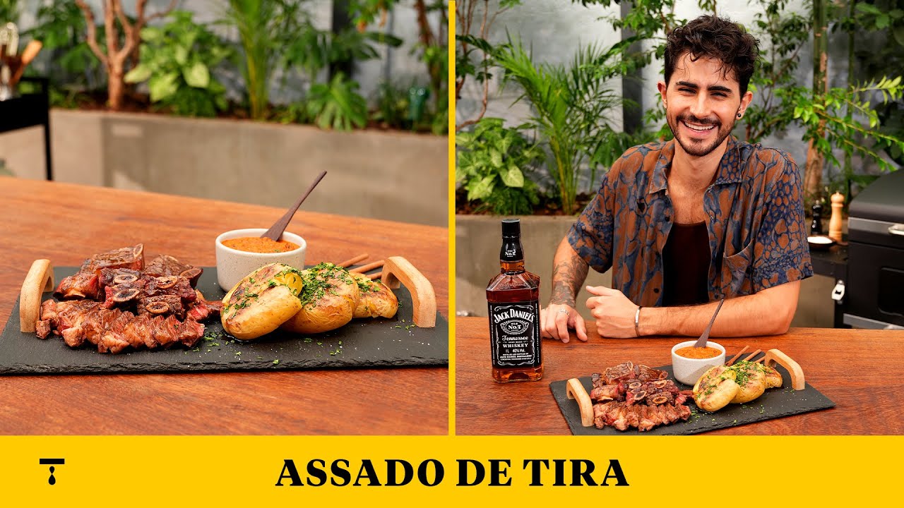 ASSADO DE TIRAS COM MARACUJACK E JACK MULE