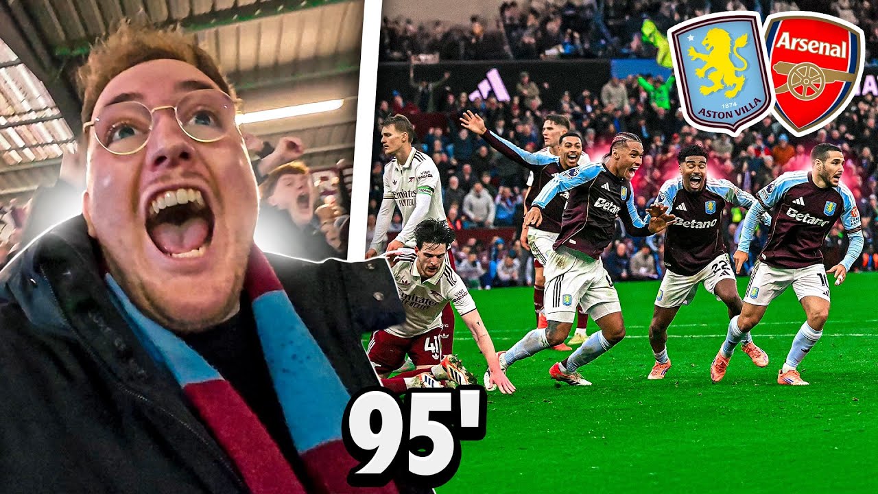 Villa Score 95th MINUTE WINNER vs Arsenal! 💥