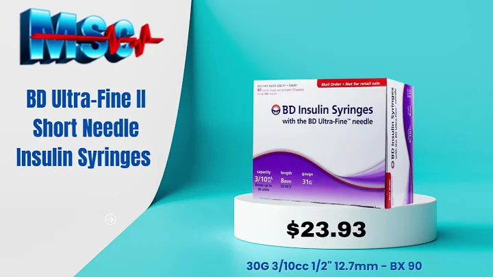 BD ultra Fine II Short Needle Insulin Syringes