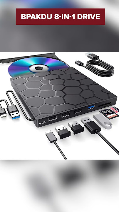 TOP—5. Best External Optical Drives (CD, DVD, Blu-Ray) 2025