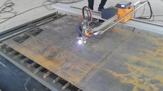 portable cnc plasma cutting machine cutter steel plate cutting