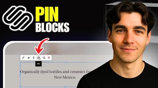 How To Pin Blocks On Squarespace (Tutorial 2026)