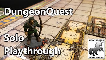 DungeonQuest Solo Playthrough with El-Adoran | Let