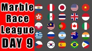Marble Race League 2019 Day 9 in Algodoo / Marble Race King