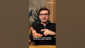 Which One Would You Choose As A Hiring Manager? | Digital Credentials Explained - Sertifier