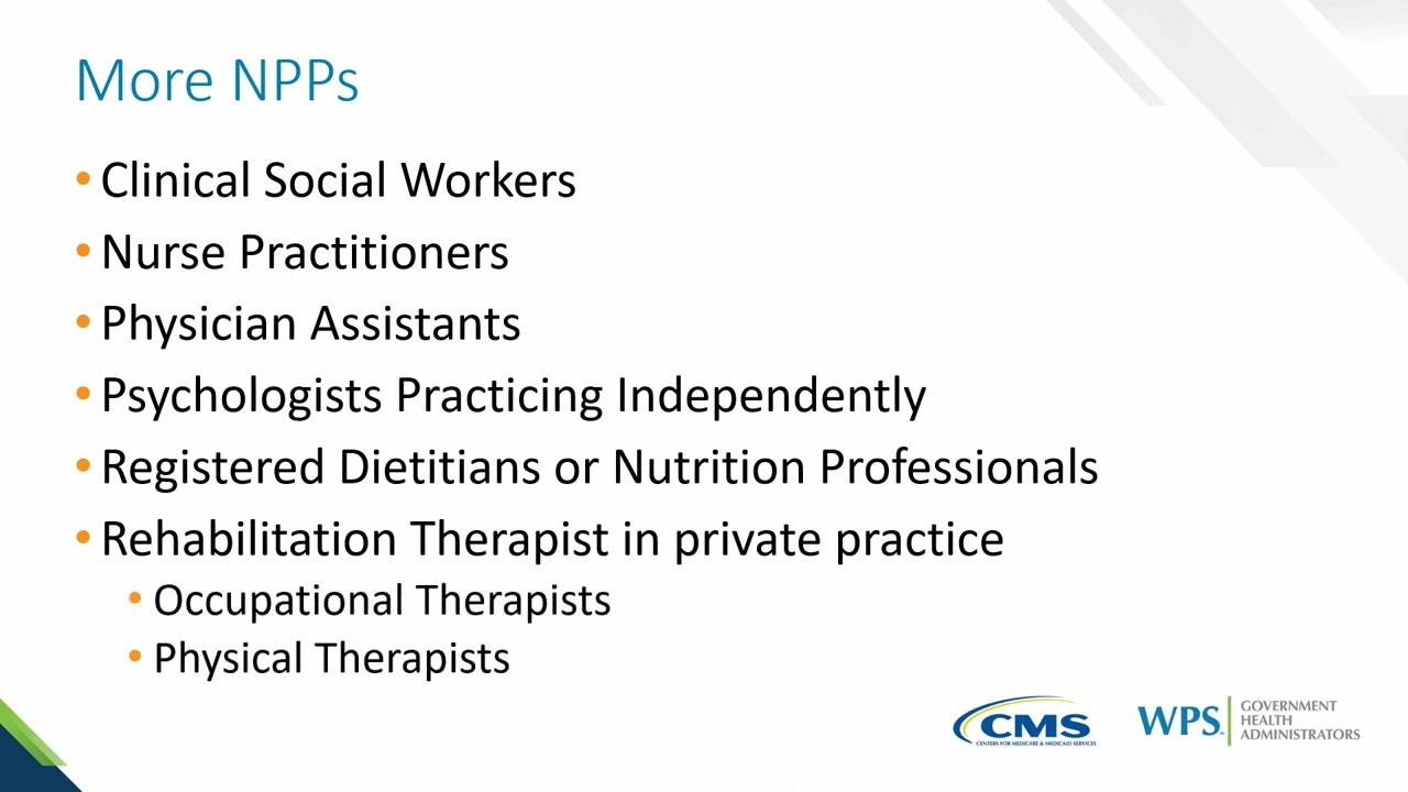 Medicare Eligible Professionals