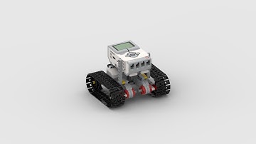 Simple Tracked Vehicle Build Instructions for Lego Mindstorms EV3 Education Core Set