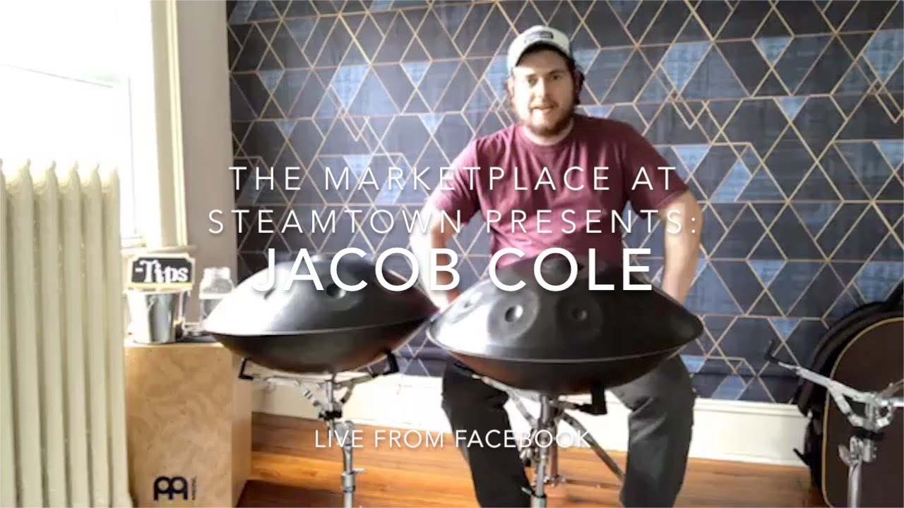 The Marketplace at Steamtown presents: An hour of Handpan Music with Jacob Cole!