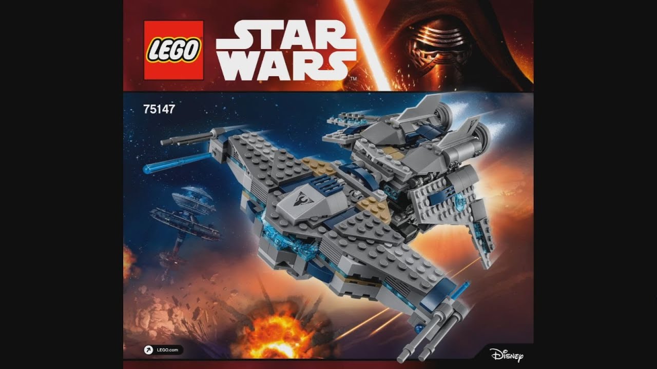 LEGO Star Wars 75147 Star Scavenger - instruction timelapse