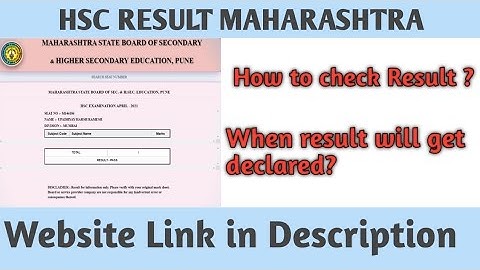 HSC RESULT 2021 DECLARED OR NOT | Class 12th HSC Board Maharashtra 2021