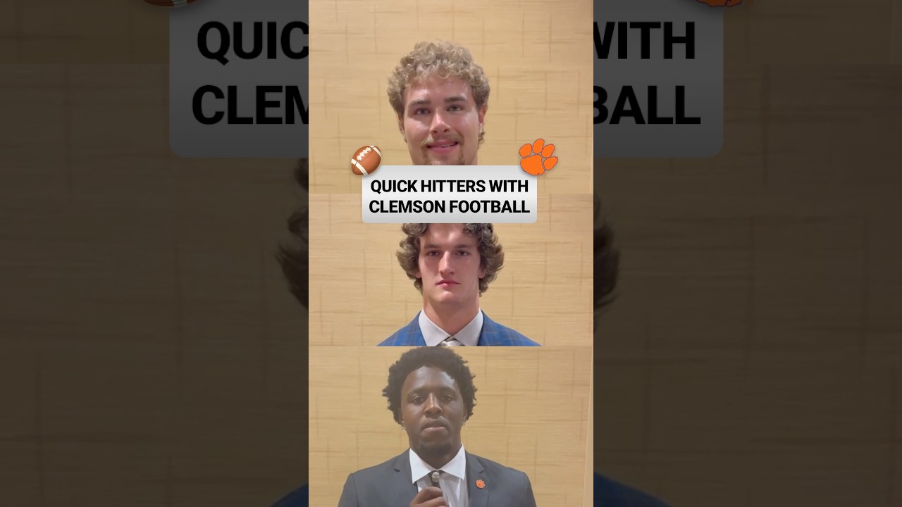 Gettin’ to know the guys @clemsontigers 🐅 #clemson #clemsontigers #collegefootball #accfootball
