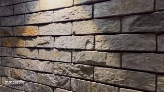 Rustic Stone Brick Wall Texture Enhanced by Dramatic Lighting – Architectural Background.