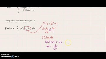 Mat183 - Integration by Substitution (Part 2)