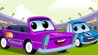 Sport Car Rhymes | Car Racing For Kids | Racing Car Song