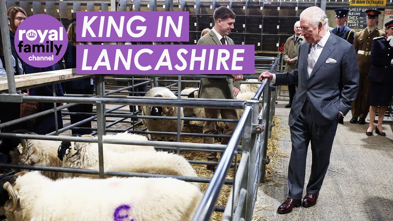 All Aboard! King Charles arrives in Lancashire for Rural Visit
