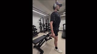 Contralateral OH DB Bulgarian Split Squat